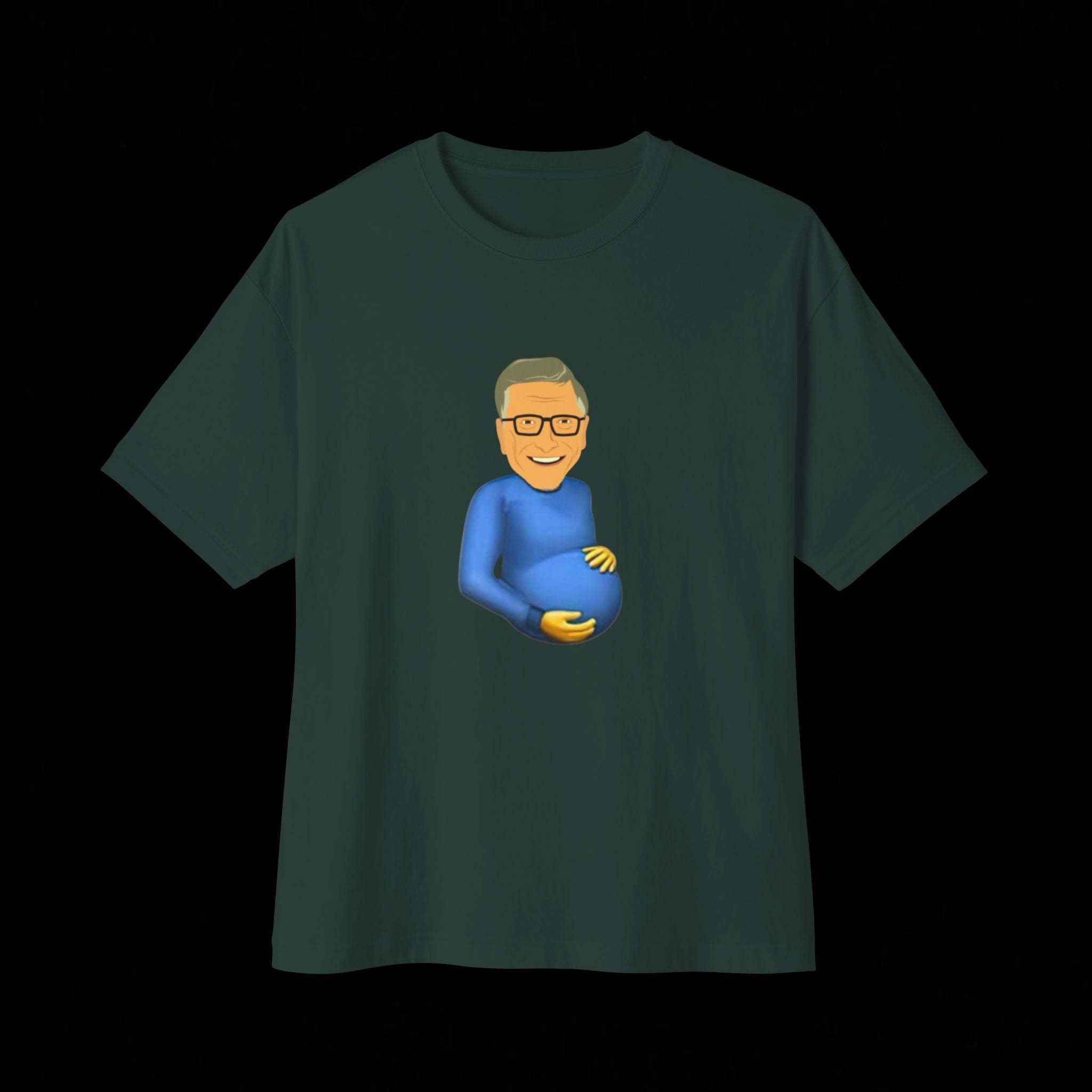 Bill Gates Pregnant Emoji Tee