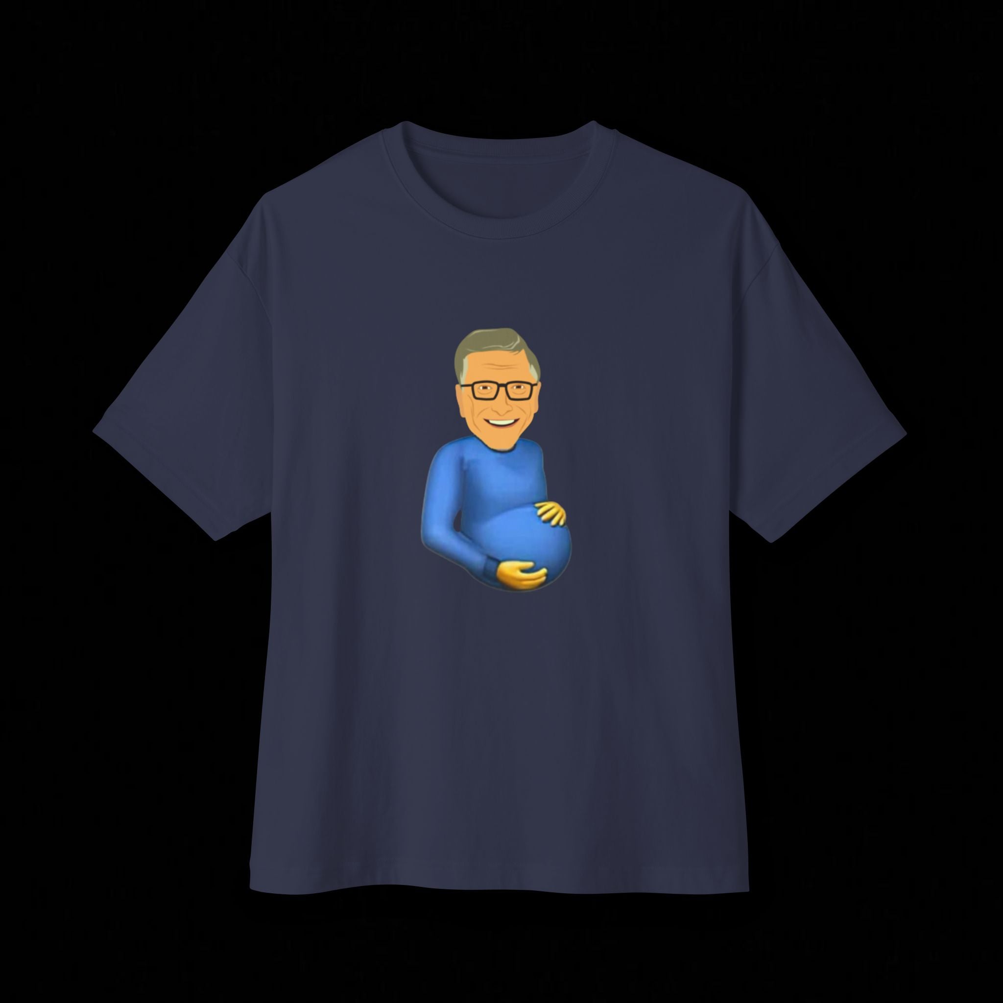 Bill Gates Pregnant Emoji Tee
